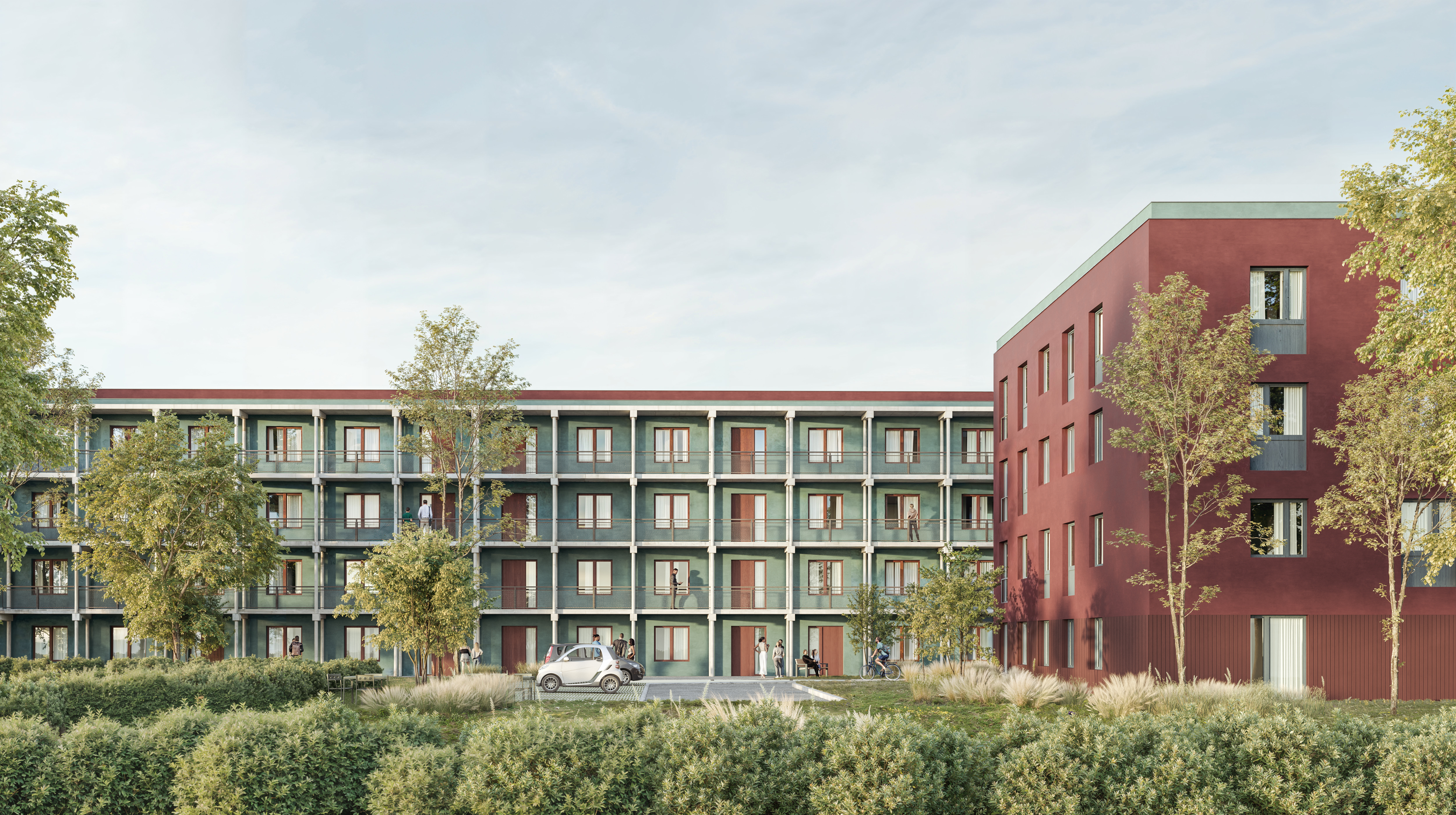 Visualisierung Patrizierweg (c) B&O Bau und Gebäudetechnik GmbH & Co. KG / Holzer Kobler Architekten Berlin GmbH 