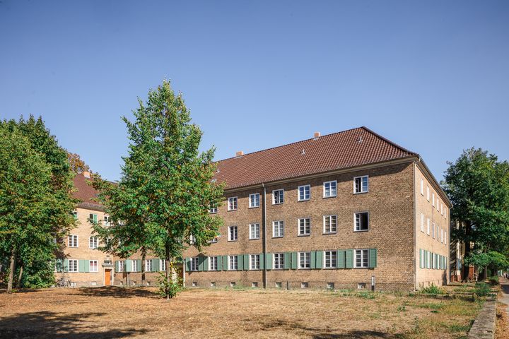 Sanierte Altbausiedlung in Babelsberg, Heidesiedlung