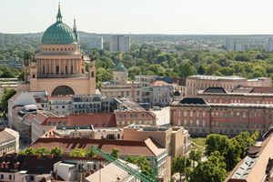 Blick auf den Alten Markt in der Potsdamer Mitte