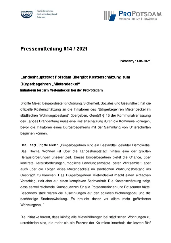 ProPotsdam GmbH ProPotsdam GmbH