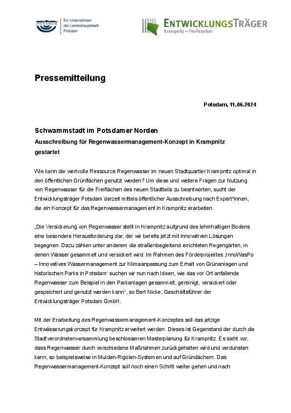 Entwicklungsträger Potsdam