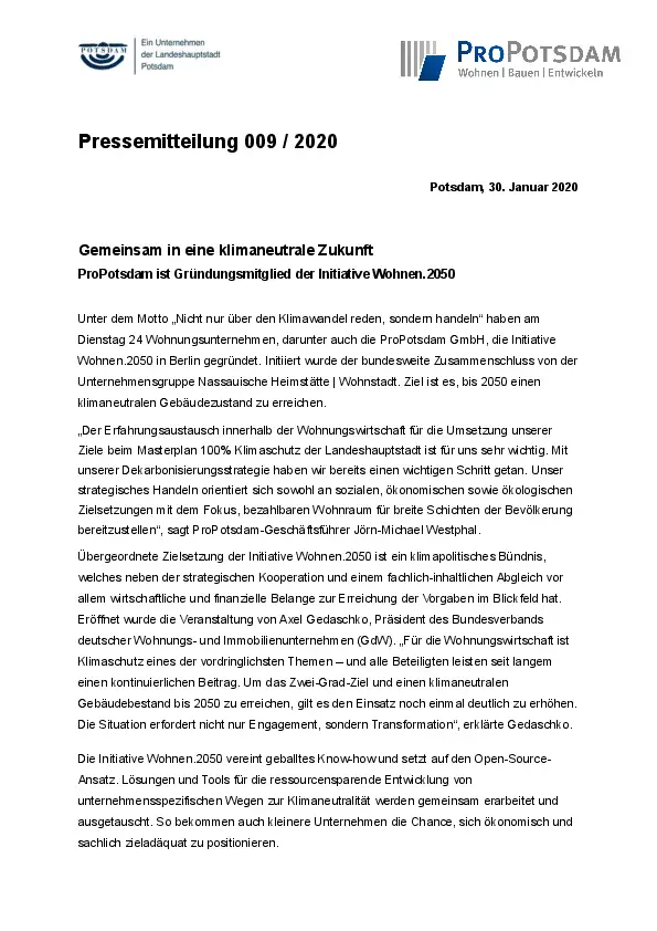 ProPotsdam GmbH ProPotsdam GmbH