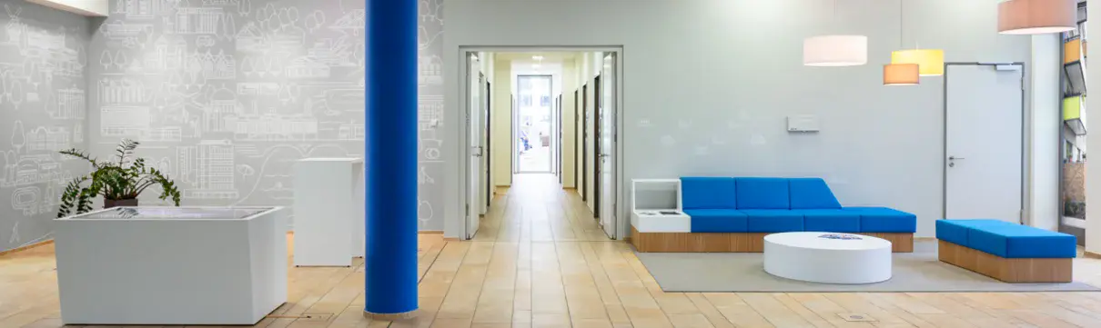 Das Foyer der ProPotsdam in der Pappelallee