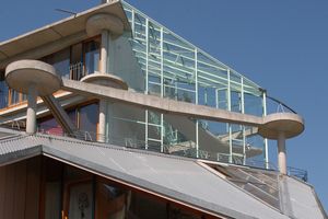 Teilansicht des Terrassenhauses