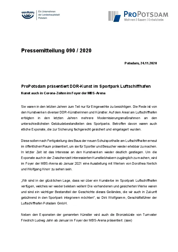 DDR-Kunst im Luftschiffhafen