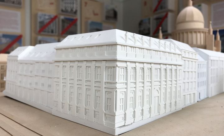 Ein Modell vom Auswahlverfahren am Altem Markt