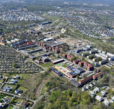 Luftbild vom Bornstedter Feld