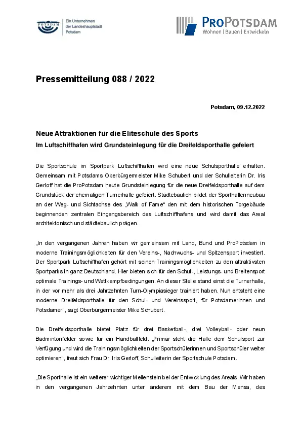 ProPotsdam GmbH ProPotsdam GmbH