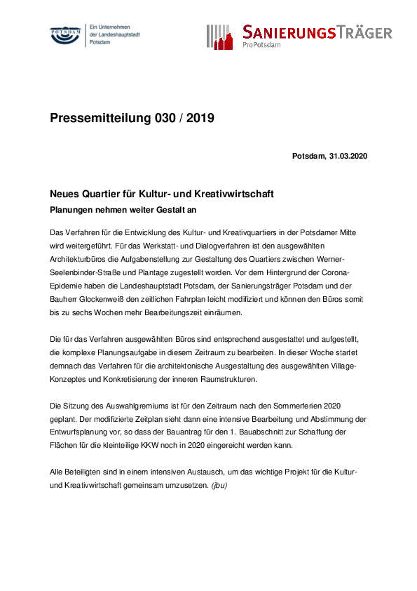 Pressemitteilung_STP_Planungen KKW nehmen Gestalt an