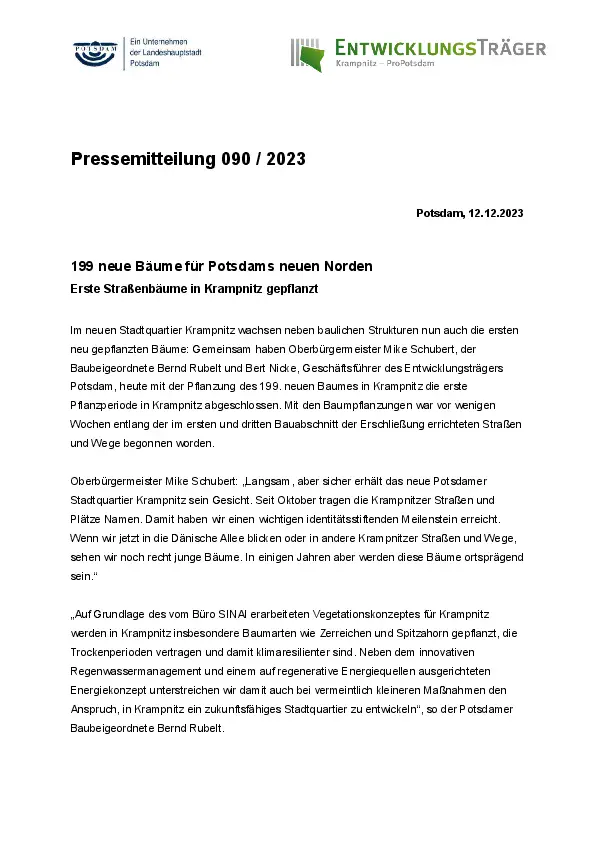 Entwicklungsträger Potsdam GmbH Entwicklungsträger Potsdam GmbH