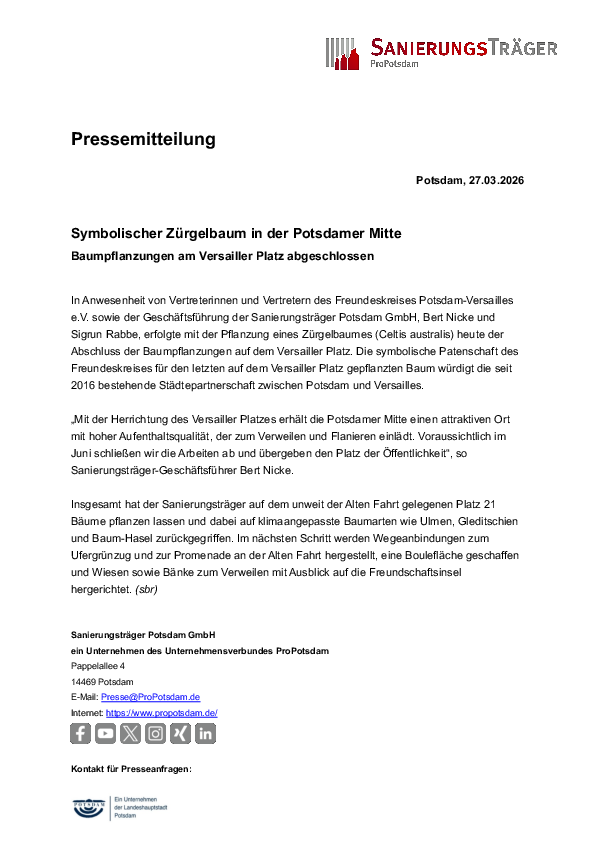 Sanierungsträger Potsdam Sanierungsträger Potsdam