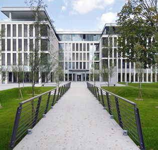 Außenansicht des Hauptbürogebäudes der ProPotsdam GmbH