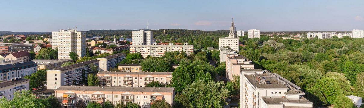 Luftbild Südliche Vorstadt, Am Kanal