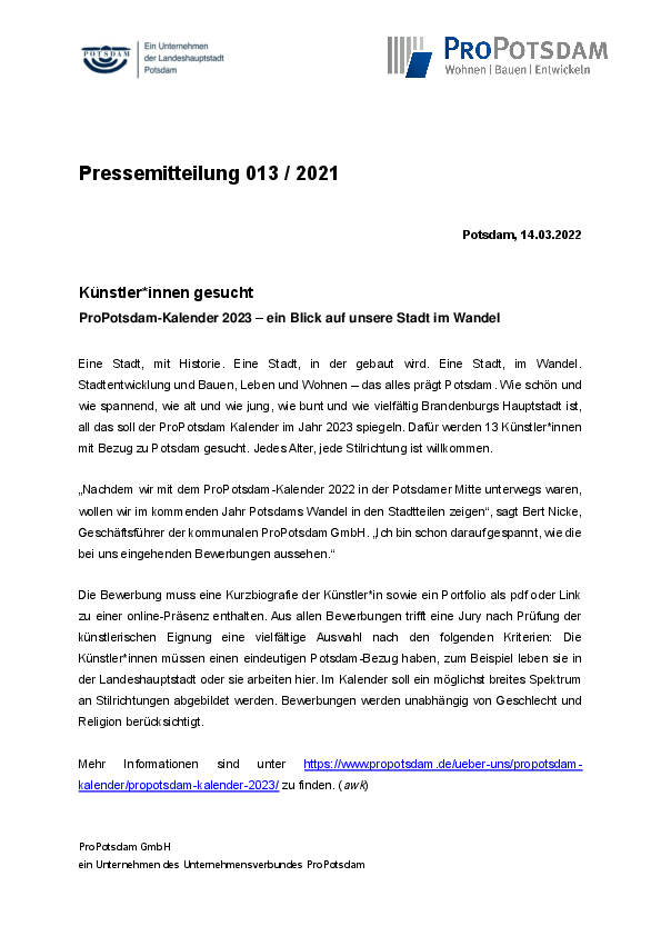 ProPotsdam GmbH 