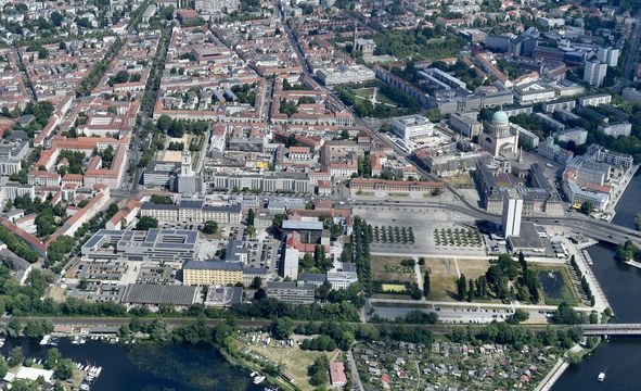 Luftaufnahme Innenstadt Potsdam