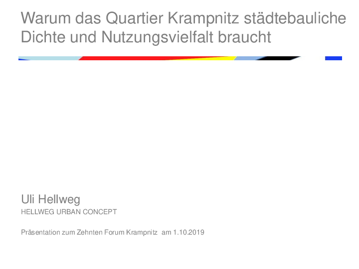 Städtebauliche Dichte und Nutzungsvielfalt 