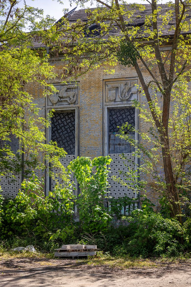 Detail der Fassade