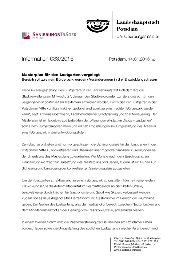 2016 01 14 033 Sanierungsziele Lustgarten Potsdamer Mitte 2016 01 14 033 Sanierungsziele Lustgarten Potsdamer Mitte