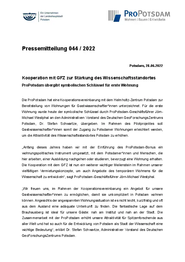 ProPotsdam GmbH ProPotsdam GmbH