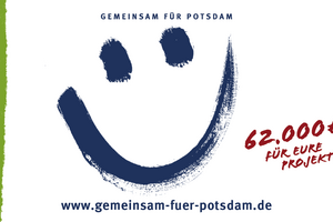 Zu sehen ist das Logo für den diesjährigen Wettbewerb Gemeinsam für Potsdam.