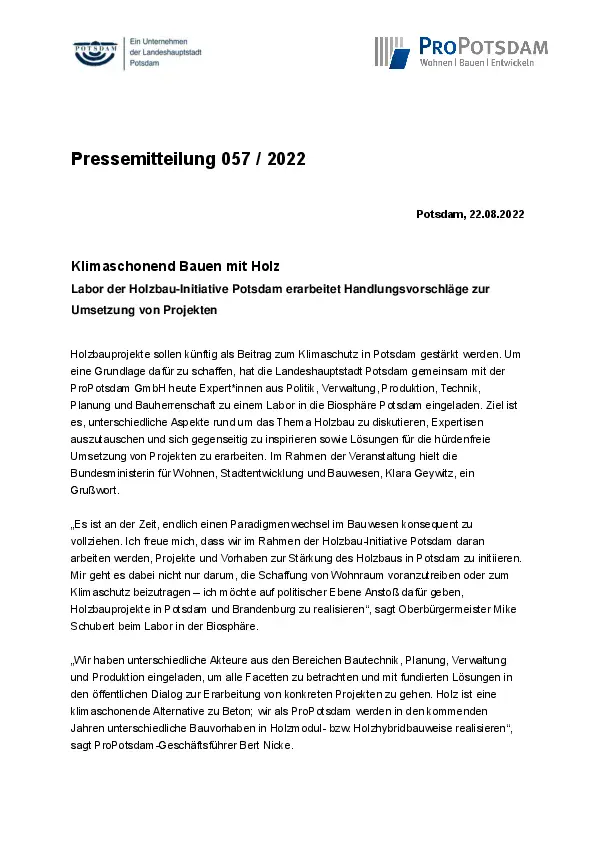ProPotsdam GmbH ProPotsdam GmbH