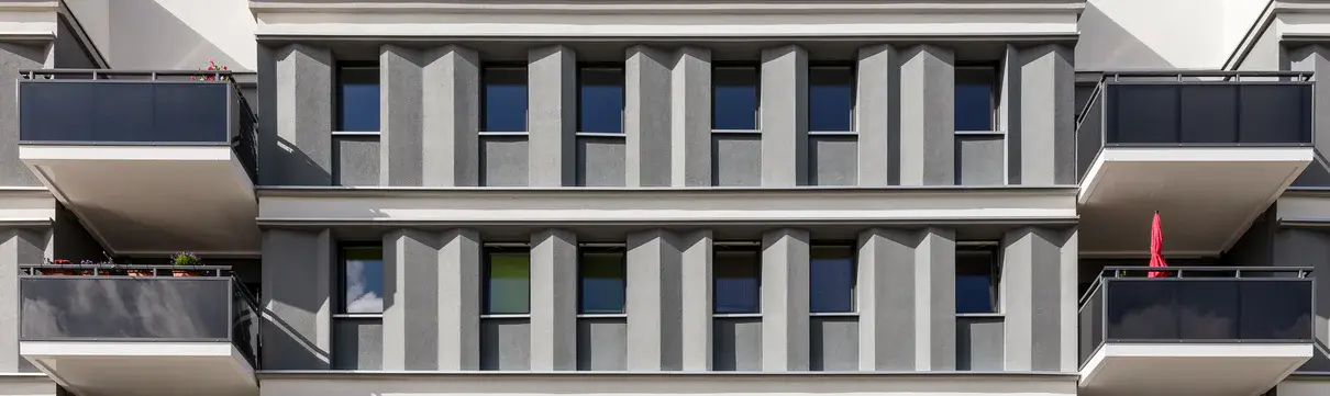 Saniertes Wohngebäude in Drewitz