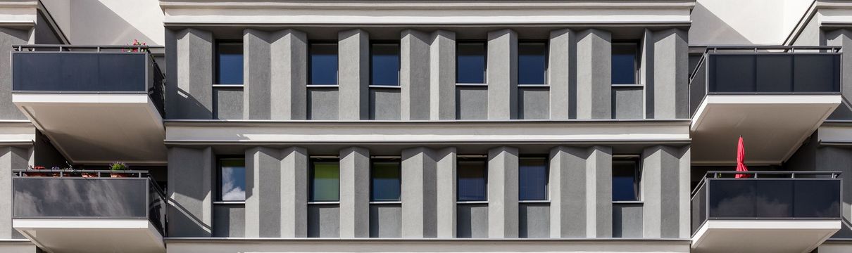 saniertes Wohngebäude in Drewitz