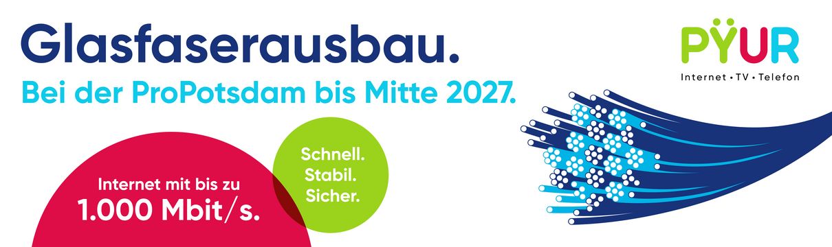 Glasfaserausbau bei der ProPotsdam
