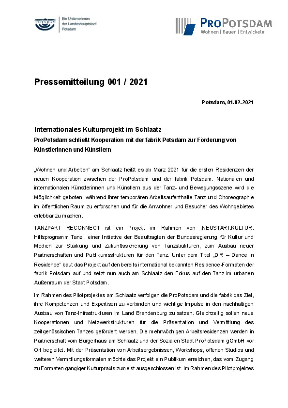 Internationales Kulturprojekt im Schlaatz Internationales Kulturprojekt im Schlaatz