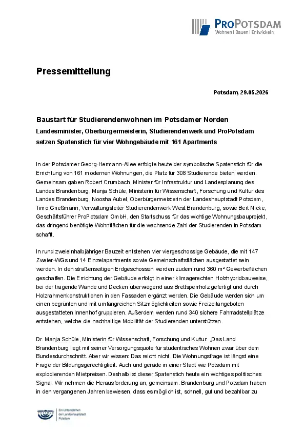 ProPotsdam GmbH ProPotsdam GmbH