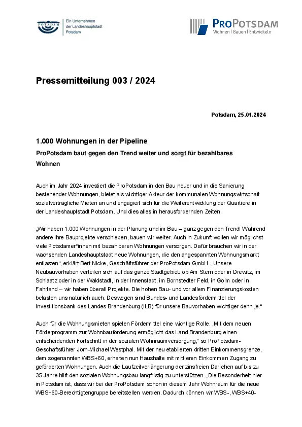 ProPotsdam GmbH ProPotsdam GmbH
