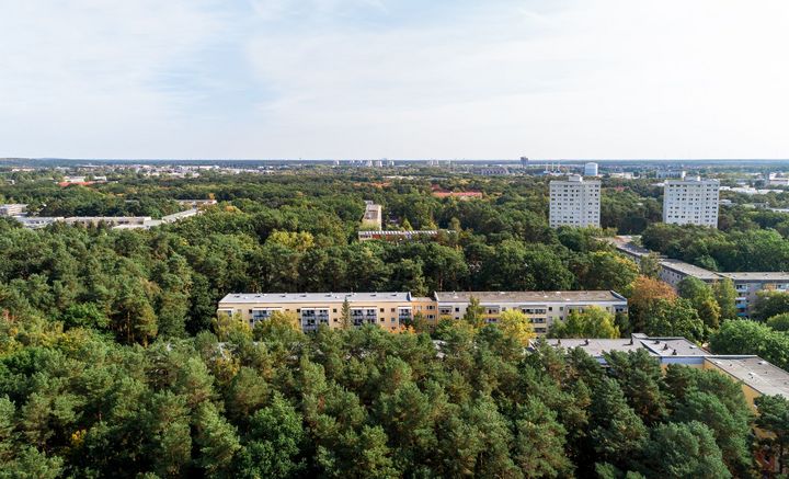 Luftbild vom Stadtteil Waldstadt II