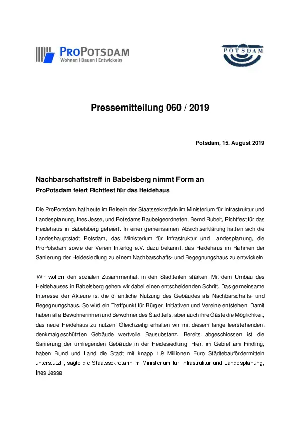 ProPotsdam GmbH ProPotsdam GmbH