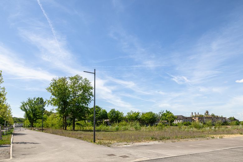 Grundstücksansicht Blickrichtung Süd-West